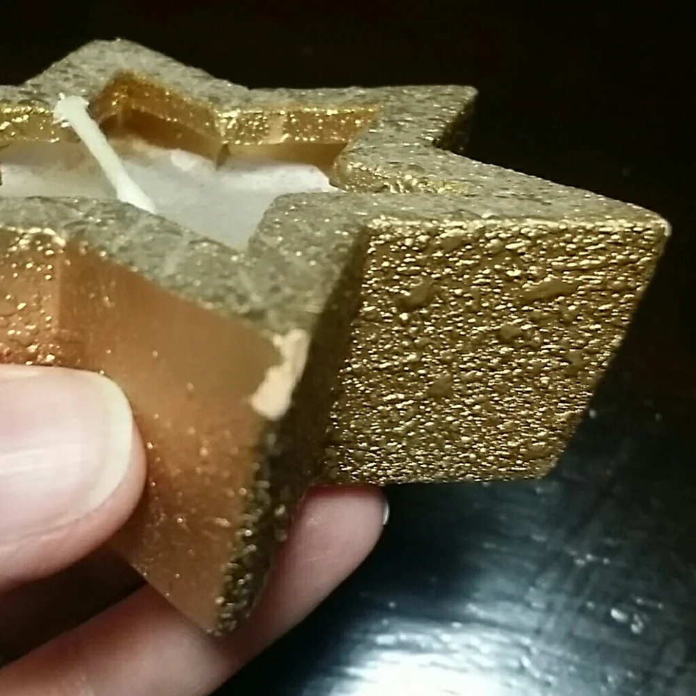 Gold Star Candle Never Burnt